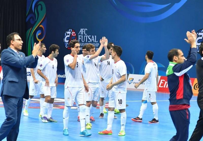 تیم ملی فوتسال ایران همچنان در صندلی ششم دنیا