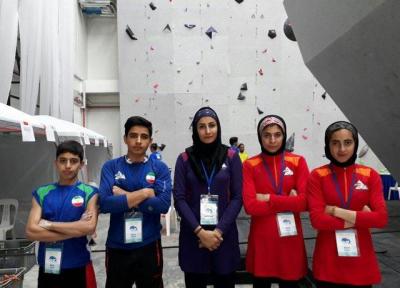 صعود دختران سنگنورد ایرانی به فینال رقابت های آسیایی
