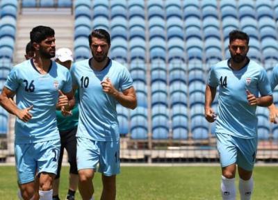 تمرین تیم ملی فوتبال ایران بعد از شکست هنگ کنگ برگزار شد