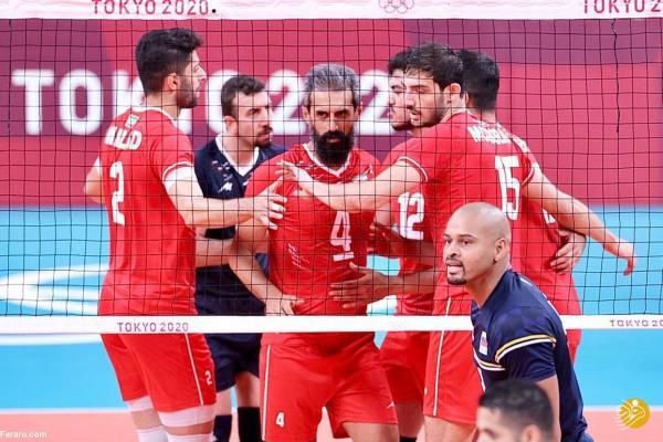 دومین پیروزی تیم ملی والیبال ایران در المپیک