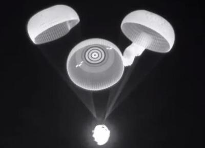 ناسا و اسپیس ایکس مشکل چتر نجات کپسول دراگون را آنالیز می نمایند